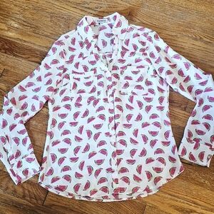 Express Portofino Watermelon Print Sz XS